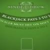 Single Deck Black Jack online 
